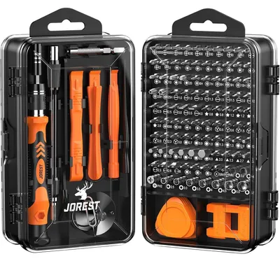 Immagine prodotto di Set di cacciaviti Feinmechaniker, 117 pezzi, con punte Torx e Triwing per la riparazione di elettronica