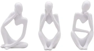 Image de Figurine décorative moderne blanche