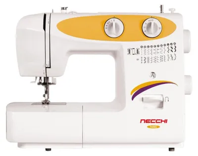 Obrázok produktu pre Necchi N85, Biela, Žltá, Šitie, 4 kroky, 4 mm, Otočné, 5 mm