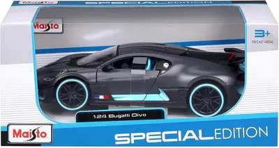 Obrázek produktu pro Maisto 31526 - Model auta - Bugatti Divo (tmavě šedý, měřítko 1:24) model auta