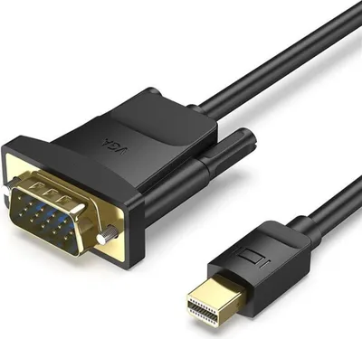 Obrázek produktu pro Vention Mini DP samec na VGA samec HD kabel 1m černý