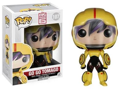 Immagine prodotto di FUNKO BOBBLE HEAD POP CULTURE DISNEY BIG HERO 6 GO GO TOMAGO FIGURINA NUOVA! Funko