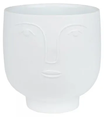 Produktbild von Räder Design Übertopf Naturgestalten Floris Weiß (15,5cm)