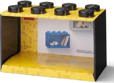 Zdjęcie produktu dla LEGO 41151733 LEGO BRICK SHELF 8 półka na klocki, szerokość: 318 mm, czarna