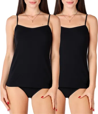 Produktbild von Bellivalini Damen Unterhemd aus Viskose BLV50-218 (Schwarz, XS )