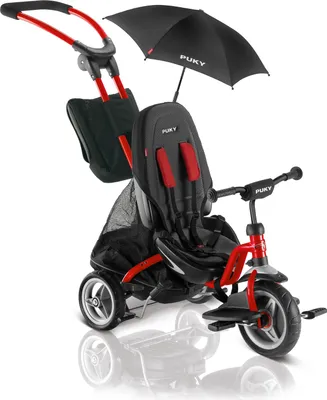 Produktbild von Puky Ceety Cat S6, Junge/Mädchen, Frontantrieb, Senkrecht, Kinder, Feste Räder, Rot