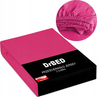 Produktbild von Spannbettlaken 220 x 200 Jersey SOFT Atmungsaktiv Rosa Polnisch
