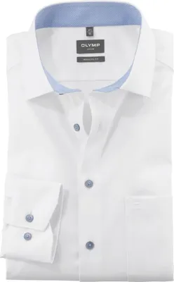 Produktbild von Olymp Luxor Modern Fit Businesshemd weiß