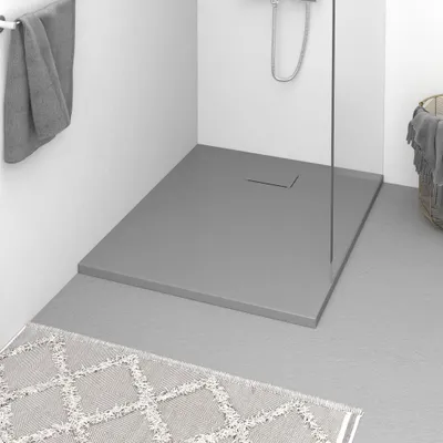 Produktbild von "2026 Promotion" Duschwanne SMC Grau 100x80 cm - Duschwannen CC1292