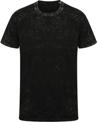 Produktbild von SF Men SF203 | Damen Washed Band T - Farbe: Washed Black - Größe: S