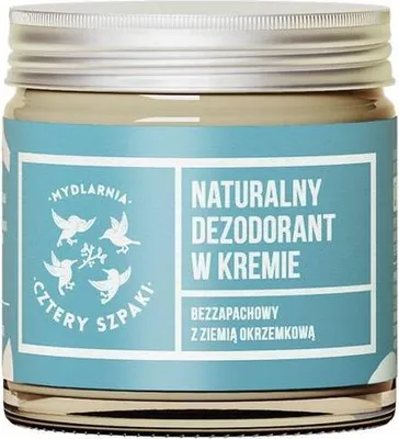 Productafbeelding van 4 SZPAKI Geurloze crème-deodorant met diatomeeënaarde