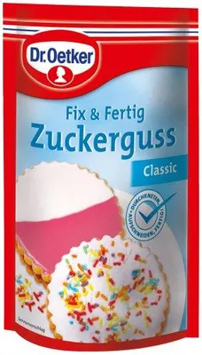 Produktbild von Dr. Oetker Fix & Fertig Zuckerguss Classic, 20er Pack (20x 125 g)