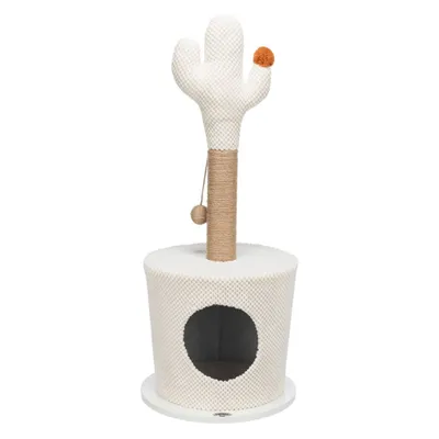 Produktbild von TRIXIE 44414, Katzenkratzbaum, Freistehend, Braun, Weiß, Holz, Polyester, 36 cm