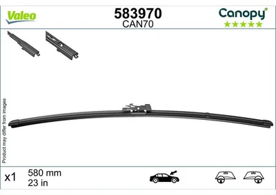 Productafbeelding van Ruitenwissers, 580 mm, type "Canopy"