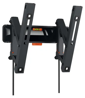 Image de Support mural inclinable pour téléviseur, compatible avec les modèles de 19 à 43 pouces, capacité maximale de 15 kg, inclinaison de 20°