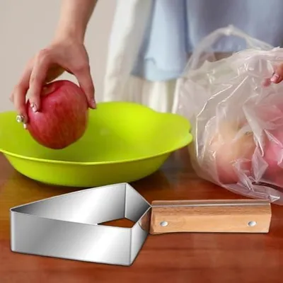 Produktbild von Wassermelonenschneider aus Edelstahl - Praktischer Melonenteiler für die Küche