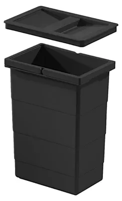 Immagine prodotto di Hailo contenitore interno 1225959 nero 8 L con coperchio