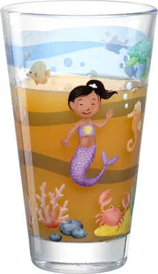 Produktbild von LEONARDO Bambini Aventura, Mehrfarbig, Transparent, Glas, Kegel, 300 ml, 80 mm, 130 mm