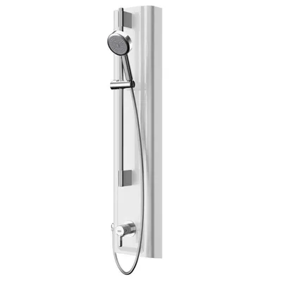 Therm Duschpanel aus MIRANIT mit Handbrausegarnitur für Aufputzmontage Franke F5LT2028