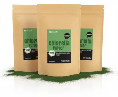 Produktbild von Wohltuer  Chlorella Algen Pulver - ab 250g