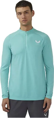 Produktbild von Castore Cme40967 Seamless Halbreißverschluss-sweatshirt Blau L Mann Blau L
