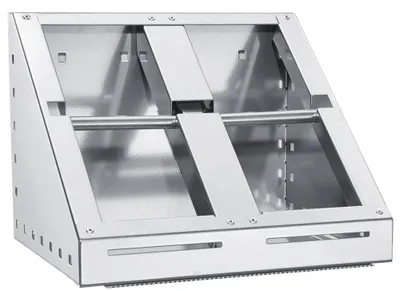 Produktbild von Schleifpapier-Abrollhalter alufarben für 2 Rollen B 120 bis max. 4 Rollen B 55mm