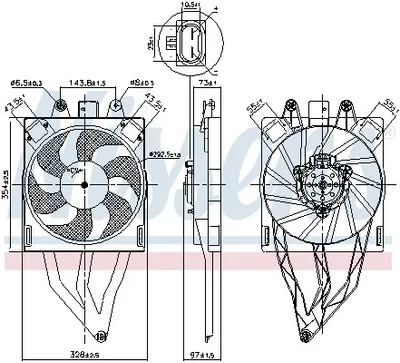 Immagine prodotto di NISSENS 850066 Ventola del radiatore