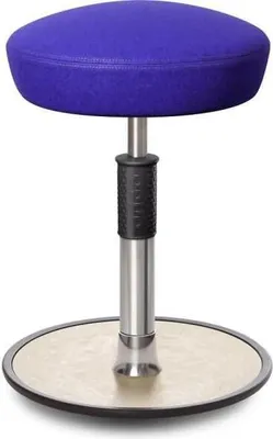Produktbild von Sitz- Stehhocker Free Regular Hutsitz kvadrat Divina Mel. r.blau chr. /creme.