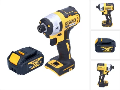 Produktbild von DeWalt DCF 887 N Akku Schlagschrauber 18 V 205 Nm 1/4" Brushless + 1x Akku 4,0 Ah - ohne Ladegerät