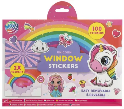 Obrázek produktu pro Sada kreativních samolepek na okno 100+ ks