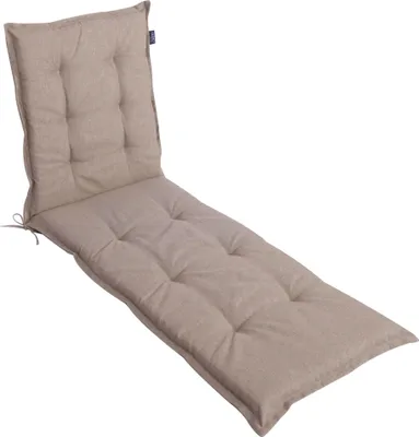 Produktbild von LILENO HOME Sonnenliege Auflage als [1er Set - Rollliege] in Taupe Y - Gartenliegen Auflage perfekt für Strandliege - Polster Auflage für Gartenliege (188x60x8cm) MAR