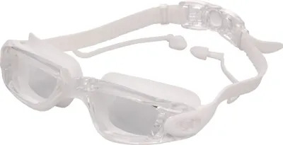 Produktbild von Silba Schwimmbrille mit Ohrstöpseln weiß