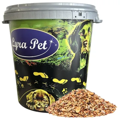 Produktbild von 10 kg Lyra Pet® Streufutter schalenfrei in 30 L Tonne