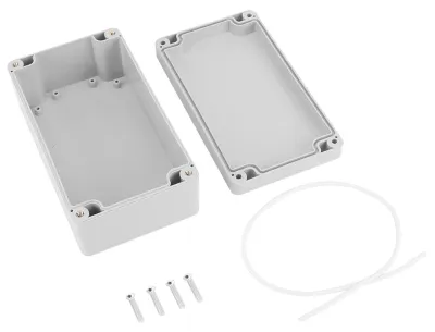 Image de Boîtier électrique étanche pour extérieur, IP65, avec boîtier en ABS, dimensions : 15,8 x 8,9 x 6 cm