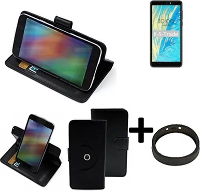 Produktbild von K-S-Trade Case Schutz Hülle kompatibel mit BQ Mobile BQ-5740G Spring + Bumper Handy Hülle Flipcase Smartphone Cover Handy Schutz Tasche Walletcase