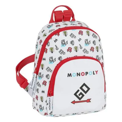 Produktbild von Monopoly Kleinkinderrucksack Go - 30 x 25 x 13 cm - Weiß