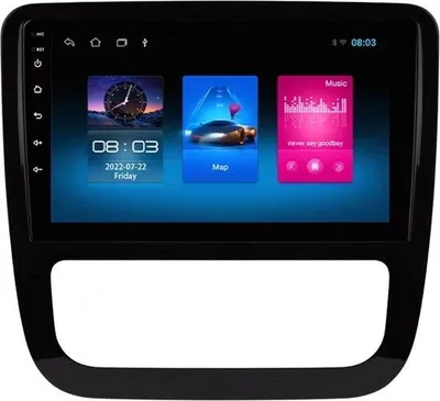 Immagine prodotto di Autoradio con Bluetooth e CarPlay per Smart Fortwo 451 (2005-2010) – Compatibile con Apple e Android – Impianto stereo con sistema di navigazione – 2 GB di RAM, 64 GB di memoria