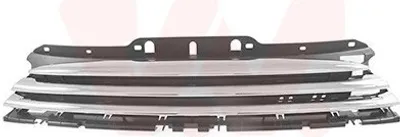 Produktbild von VAN WEZEL 0506514 Kühlergrill Frontgrill für MINI Schrägheck (R56) Chrom/Schwarz