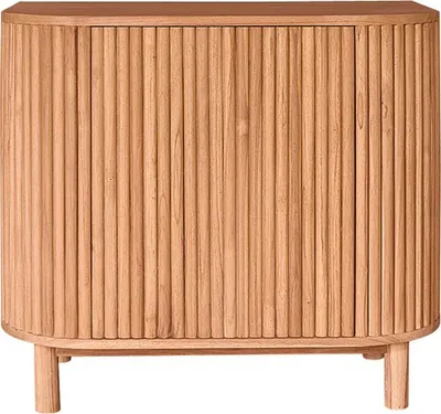 Produktbild von Waschtischunterschrank aus massivem Teakholz, Badmöbel, 90 cm