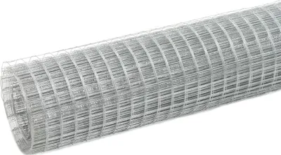 Produktbild von vidaXL Maschendraht Verzinkter Stahl 10x1,5 m Silbern