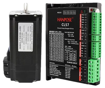 Image de Entraînement par moteur pas à pas, conception compacte, haute efficacité, modèle 57EH100-CL57