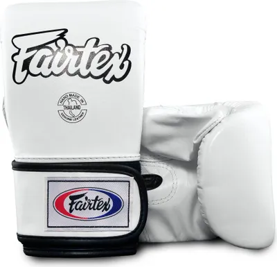 Immagine prodotto di Fairtex TGT7 Guanti in pelle per sandbag Cross Trainer, bianco Taglia M