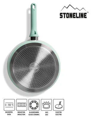 Produktbild von STONELINE® Schmorpfanne 28 cm Mint | mit Deckel