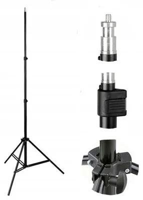 Produktbild von Massa 803 Beleuchtungsstativ Teleskop 75-230cm 1/4"