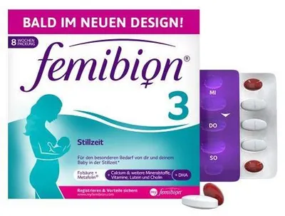 Produktbild von Femibion 3 Stillzeit Kombipackung 2X56 St