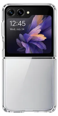 Immagine prodotto di Samsung, custodia in TPU ultrasottile per Galaxy Z Flip 6, flessibile, trasparente