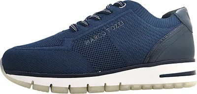 Immagine prodotto di Marco Tozzi: Scarpe da ginnastica da uomo, modello stringato, colore blu, ideali per il tempo libero