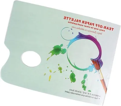 Zdjęcie produktu dla Wegwerfpalasten für Malerei - 35 Blätter - A4-Format - für Ölfarben, Gouache und Aquarell