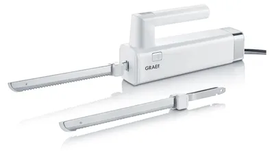 Produktbild von GRAEF EK501 Elektromesser + Tiefkühlklinge 150 W weiß
