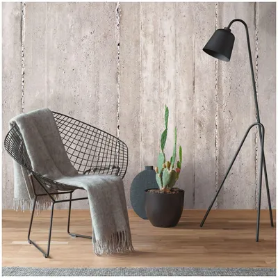 Obrázek produktu pro Profhome 392571-GU Netkaná fototapeta betonový vzhled matná šedá krémově bílá 1,59 m x 2,8 m